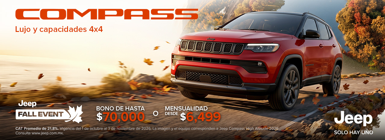 Compass, lujo y capacidades 4x4