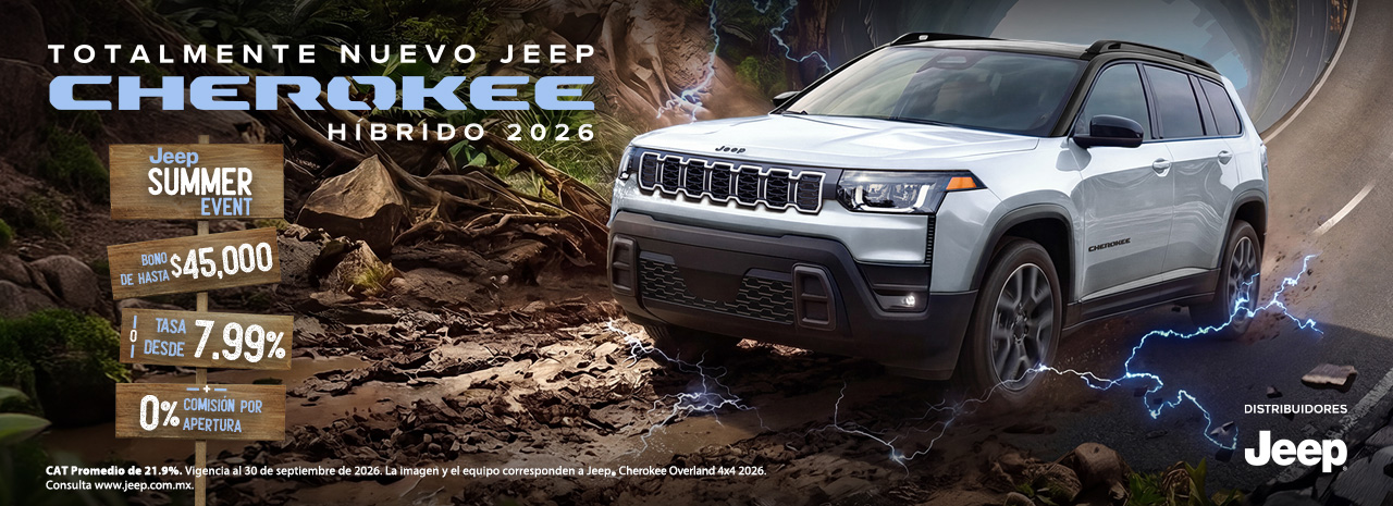 Totalmente Nuevo Jeep Cherokee híbrido 2026