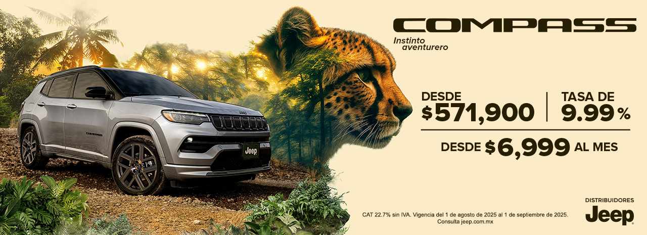 Jeep Compass instinto aventurero
