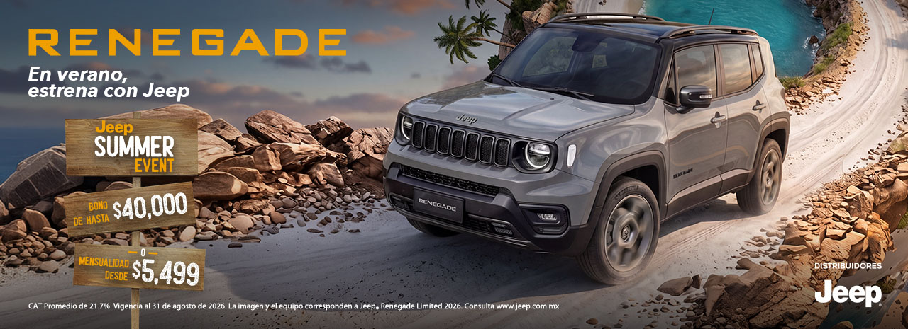 Renegade, en verano estrena con Jeep