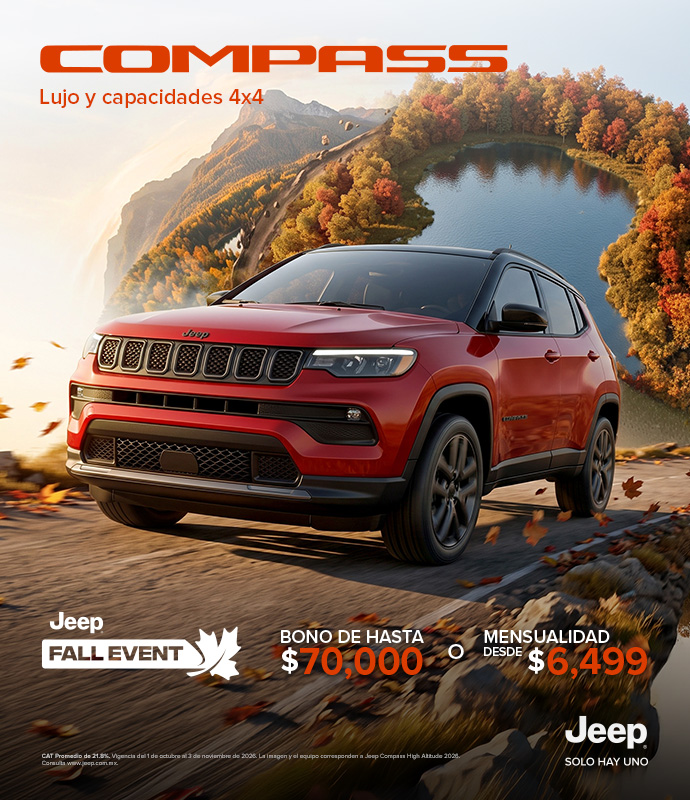 Compass, lujo y capacidades 4x4