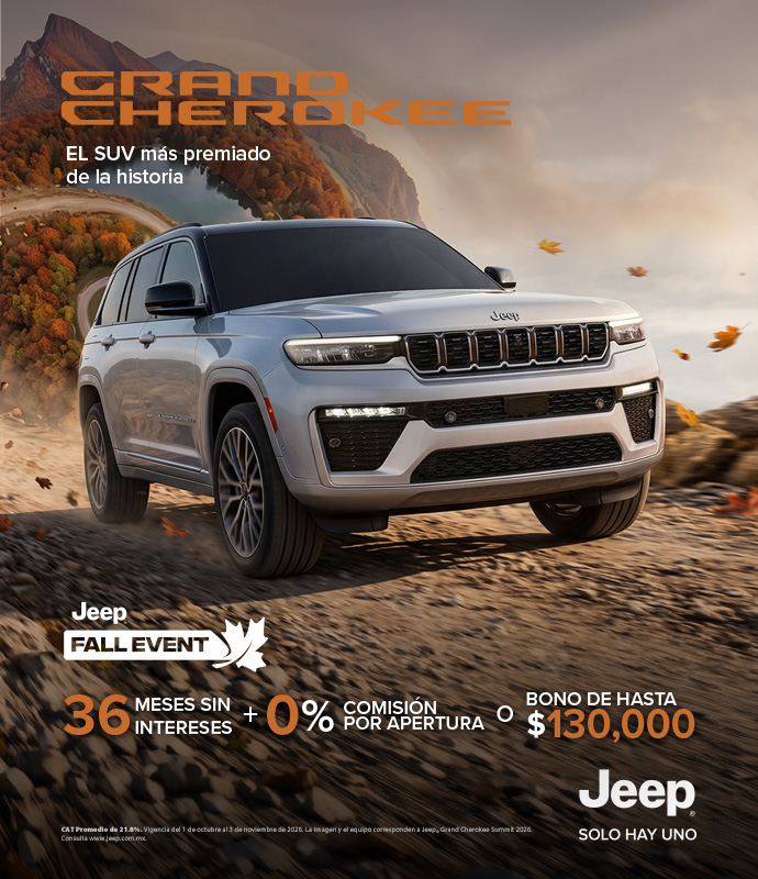 Grand Cherokee, el SUV más premiado de la historia