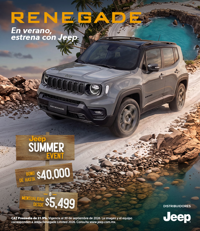 Jeep Renegade, en verano estrena con Jeep