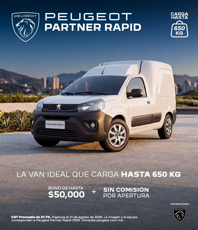 Peugeot Partner Rapid la van ideal que carga hasta 650 kg